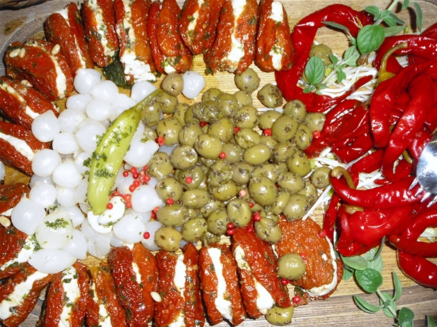 Antipasti – mediterrane Vorspeisen-Variation